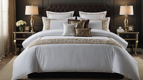 Parure de lit de qualité en coton égyptien - promo 20%