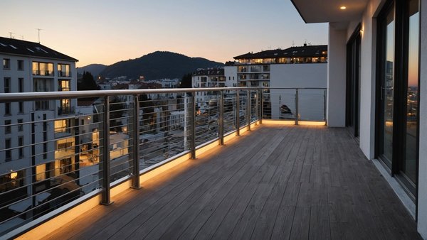Balustrades pour terrasse surélevée: sécurité et style
